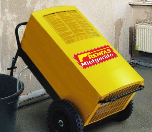 Bautrockner / Entfeuchter für 240 m², max. 125 l/24 h – 2