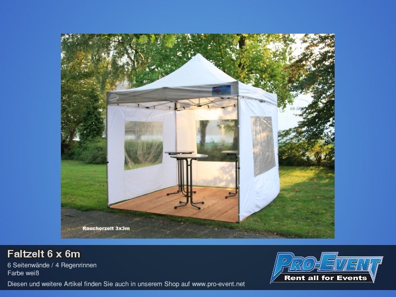 Faltzelt 6 x 6m – 2