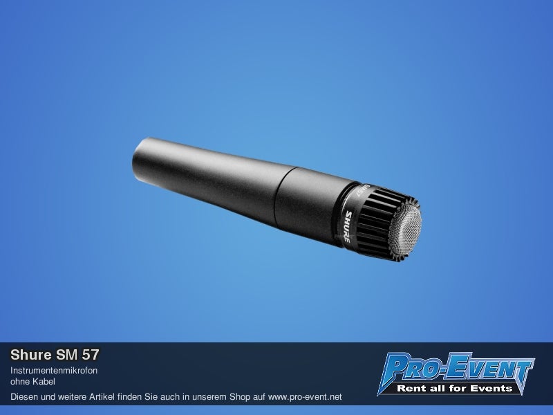 Shure SM 57 für Instrumentenabnahme – 2