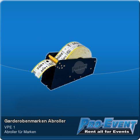Garderobenmarken Abroller
