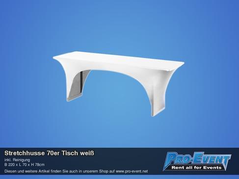 Stretchhusse 70er Tisch weiss – 2