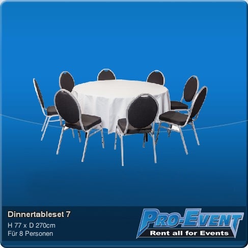 Dinnerset 8P. rund