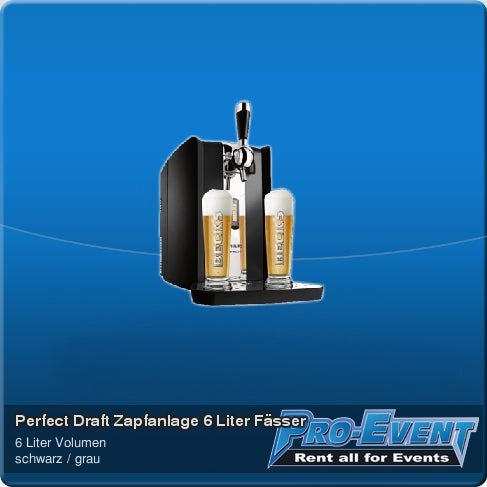 Perfect Draft Zapfanlage 6 Liter Fässer