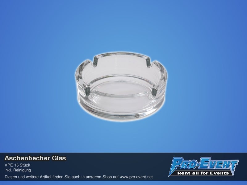 Aschenbecher Glas – 2