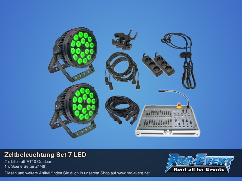 Zeltbeleuchtung Set 7 LED – 2