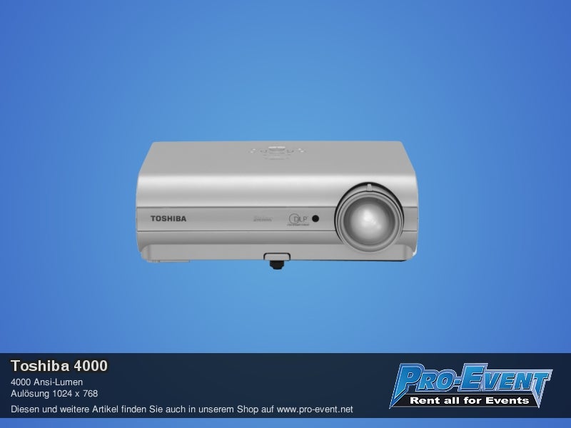 Toshiba 4000 Beamer – 2