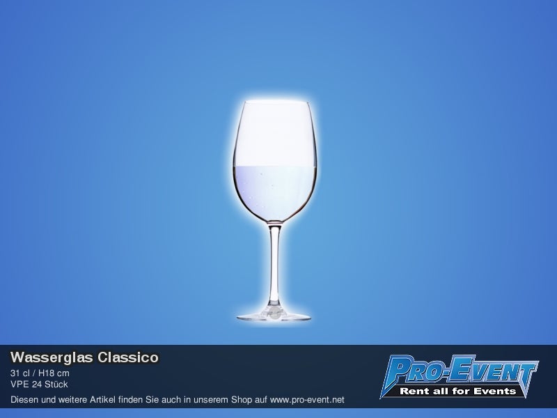 Wasserglas Classico – 2