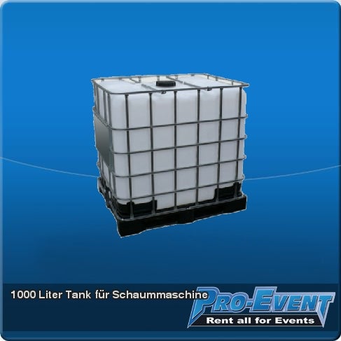 1000 Liter Tank für Schaummaschine