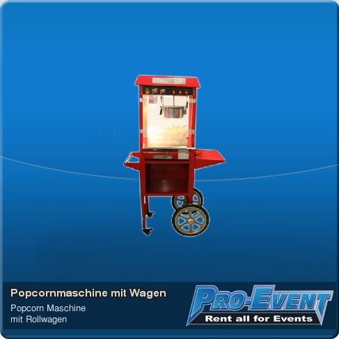 Popcornmaschine mit Wagen
