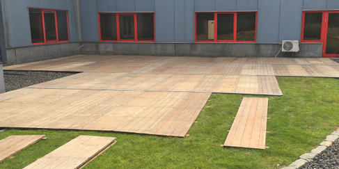 Holzbodenelement 5 m – 2