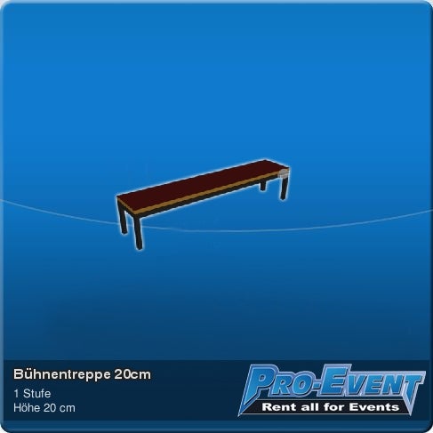 Bühnentreppe 20cm