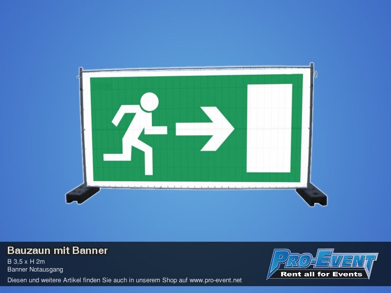 Bauzaun mit Banner – 2