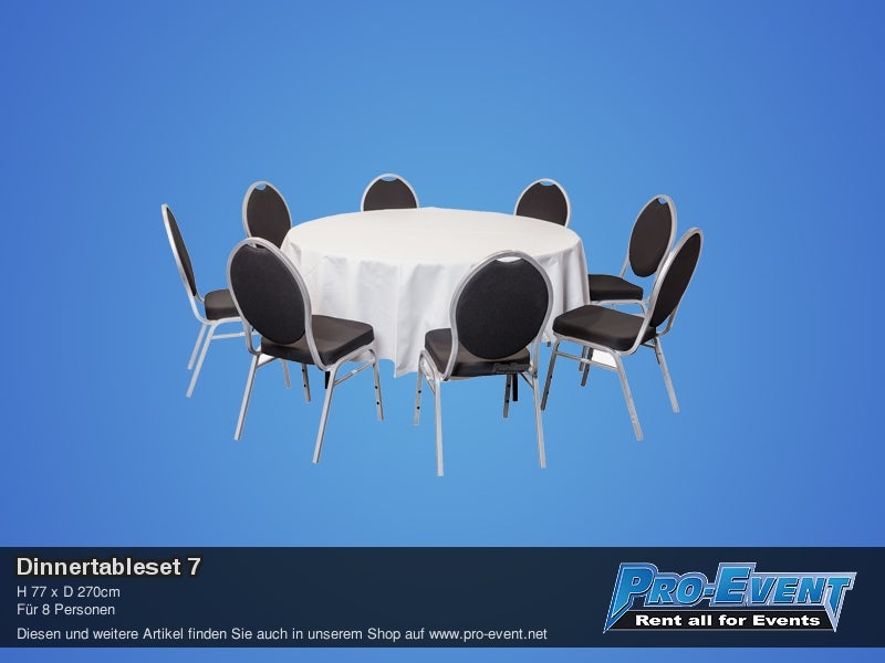 Dinnerset 8P. rund – 2