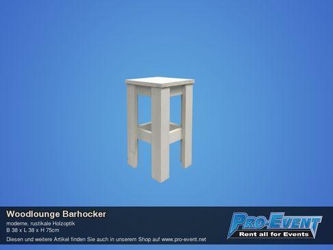 Woodlounge Barhocker