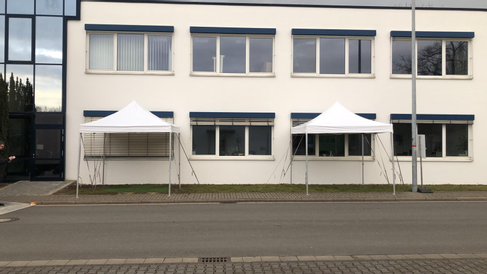 Faltzelt 3x3 (stabile Ausführung) V2 schwarz