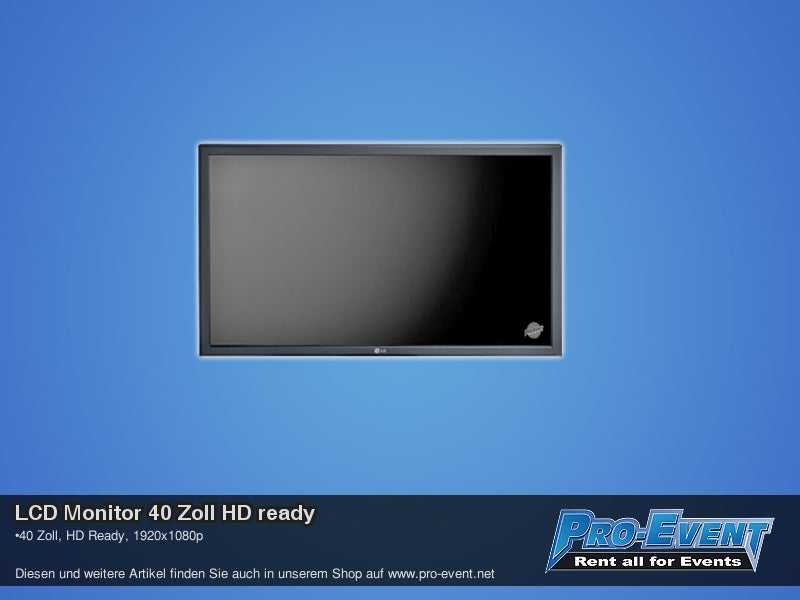 LCD Monitor 40 Zoll HD ready – 2