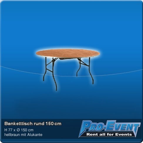 Banketttisch rund 150cm