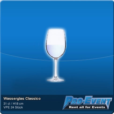 Wasserglas Classico