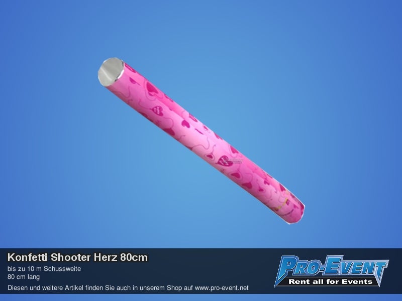 Konfetti Shooter Herz 80cm – 3
