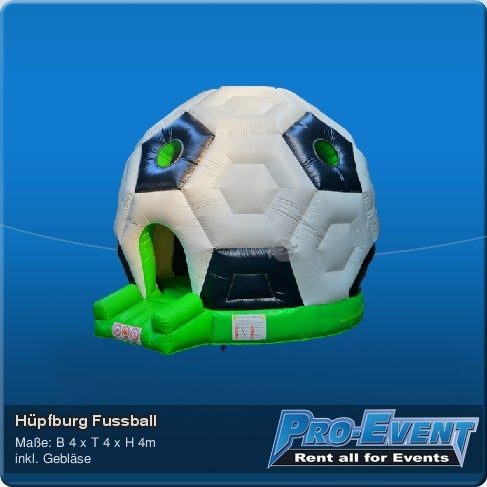 Hüpfburg Fußball