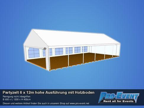 Partyzelt 6m x12m leichte Ausführung – 3