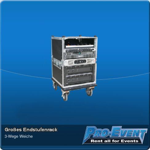 Großes Endstufenrack