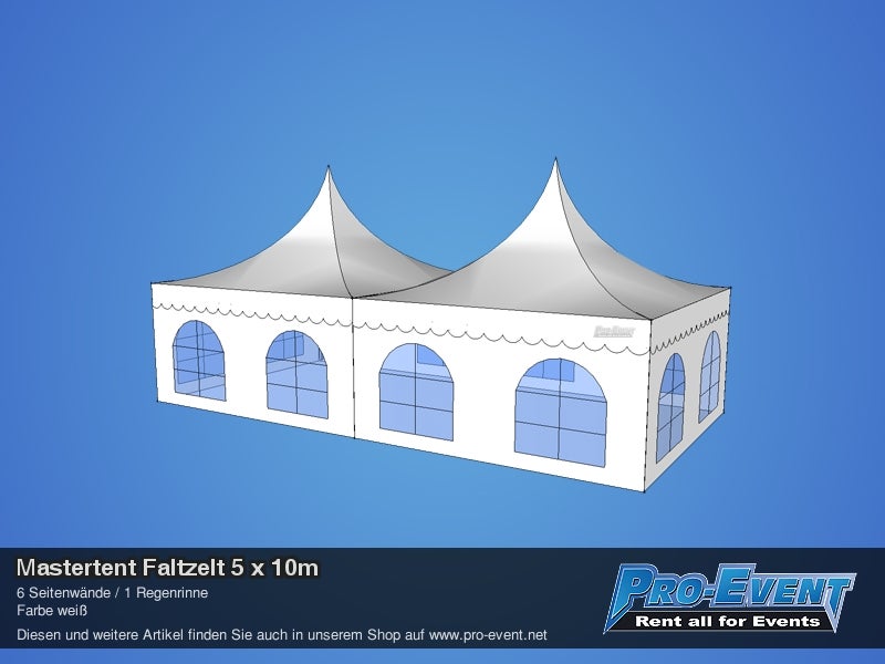 Mastertent Faltzelt 5 x 10m – 2