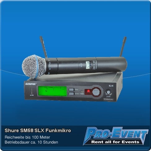 Shure SM58 SLX Funkmikro