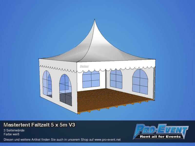 Mastertent Faltzelt 5 x 5m V3 – 2