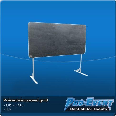 Präsentationswand gross