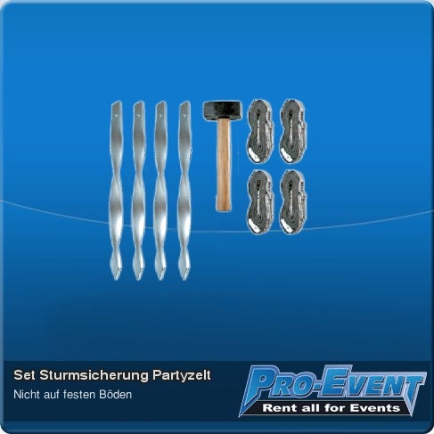 Set Sturmsicherung Partyzelt