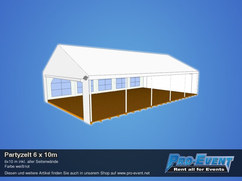 Partyzelt 6 x 10m – 2