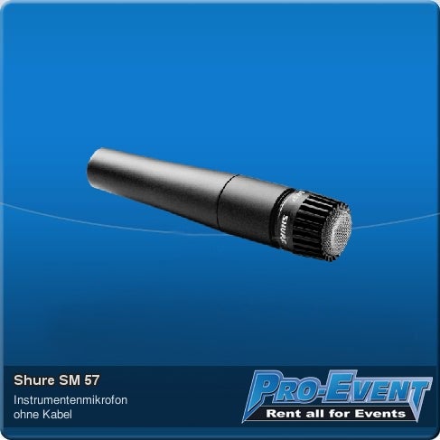 Shure SM 57 für Instrumentenabnahme