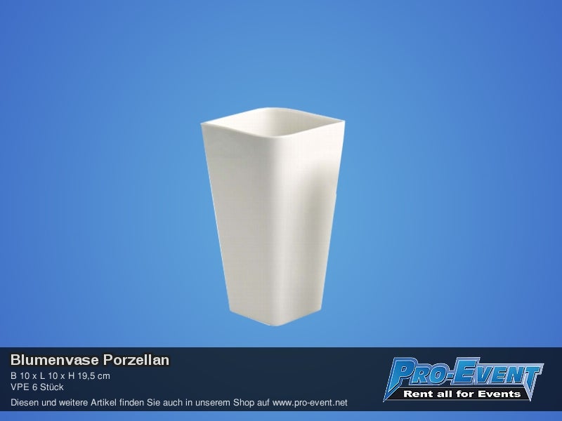 Blumenvase Porzellan 6er Set – 3