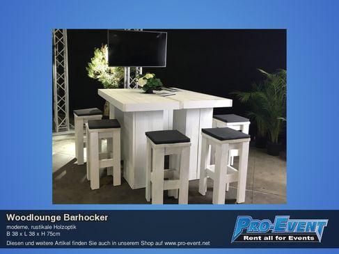 Woodlounge Hightable Set 1 – 2