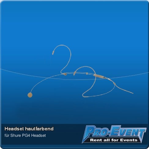 Headset hautfarbend