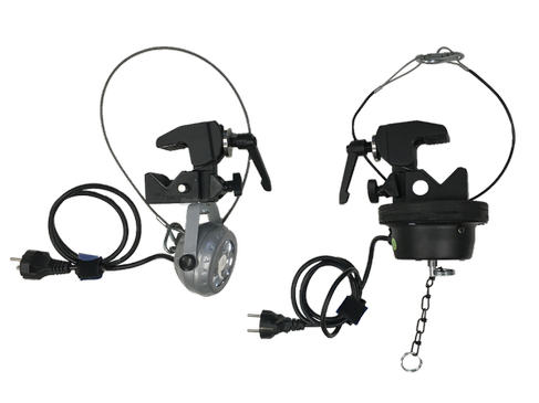 Spiegelkugelmotor mit Lampe mittel