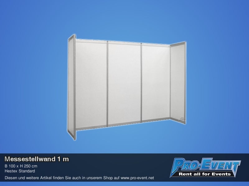 Messestellwand 1 m – 2
