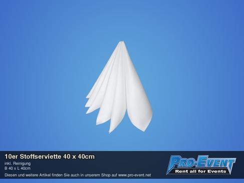 10er Stoffserviette 40 x 40cm – 2