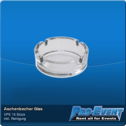 Aschenbecher Glas