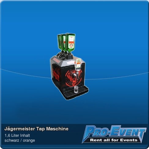 Jägermeister Tap Maschine
