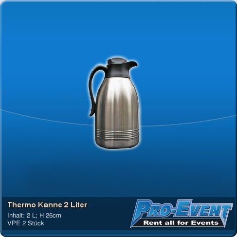 Thermo Kanne 2 Liter (je 2 Stück)