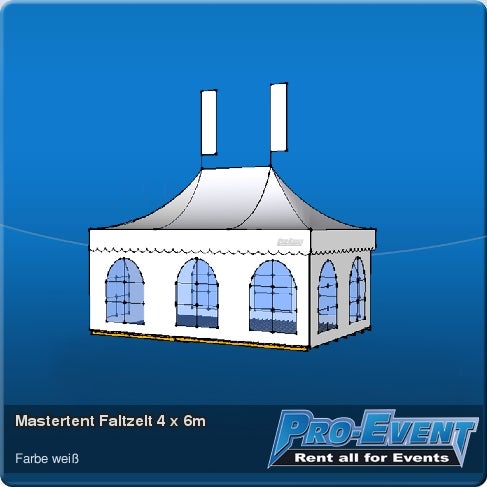 Mastertent Faltzelt 4 x 6m