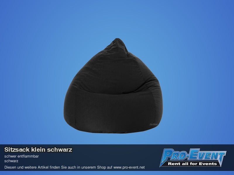 Sitzsack klein schwarz – 2