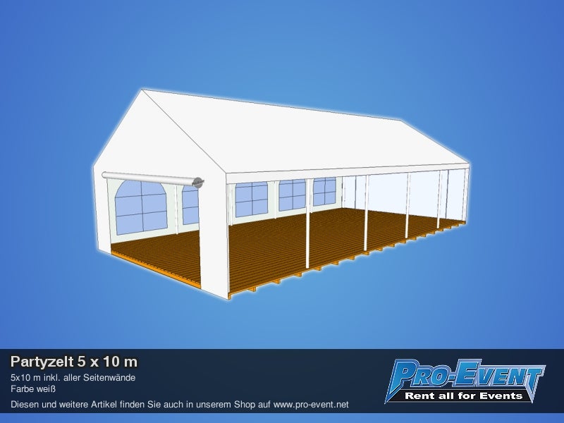 Partyzelt 5 x 10 m – 2