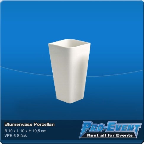 Blumenvase Porzellan 6er Set