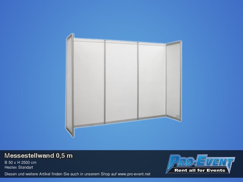 Messestellwand 0,5 m – 2
