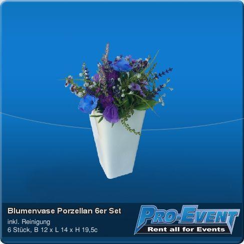 Blumenvase Porzellan 6er Set – 2