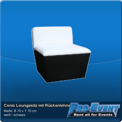 Conic Loungesitz mit Rückenlehne