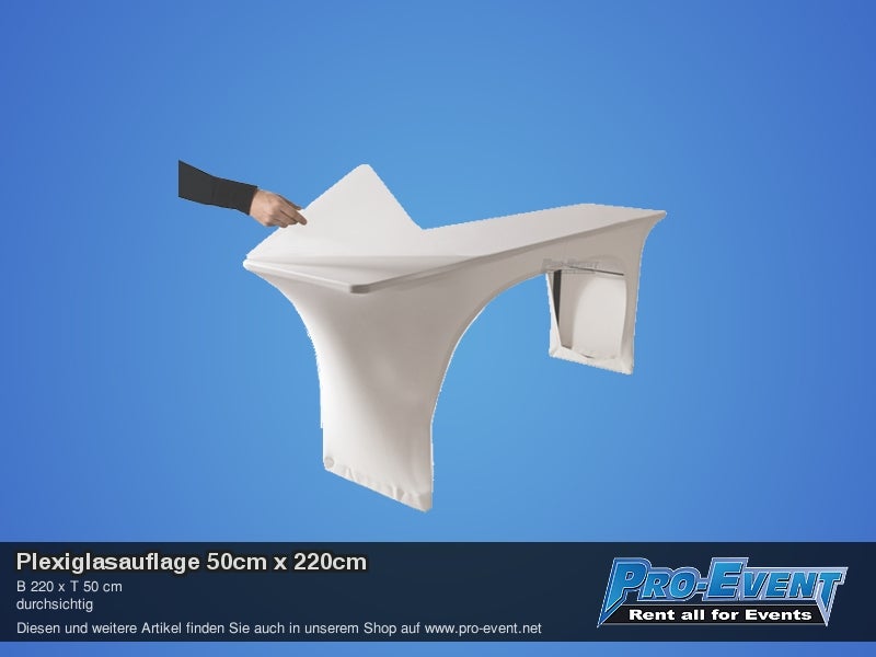 Plexiglasauflage 50cm x 220cm – 2